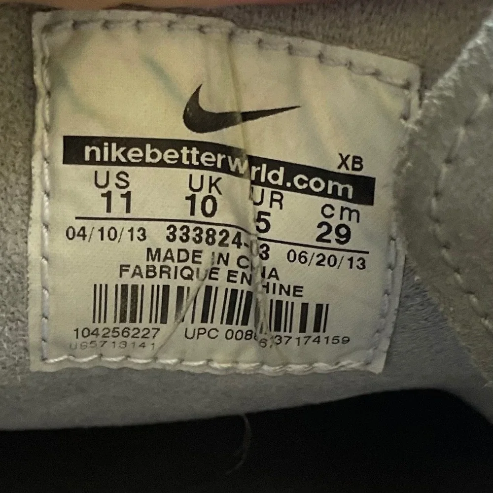 Nike Zoom Stefan Janoski RARE Shoes Men's 11 All Gray Leather Skate Sneaker